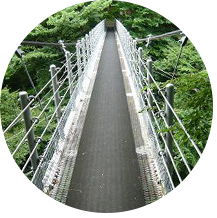 大山滝 吊り橋